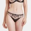 Slip Italien Collection Trésor Infini De Chez Aubade, Coloris Black Magic. -SOUTIEN-GORGE Soldes Boutique Slip italien Tresor Infini black magic Aubade noir ID27 BMAG 1