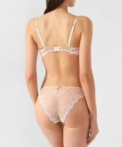 LISE CHARMEL Slip En Soie -SOUTIEN-GORGE Soldes Boutique Slip italien en soie Lise Charmel Splendeur soie aurore chair ACC0780 SR 508