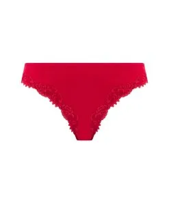 Culotte Italienne En Soie Lise Charmel Collection Splendeur Soie, Coloris Rouge. -SOUTIEN-GORGE Soldes Boutique Slip italien en soie Lise Charmel Splendeur soie rouge rouge ACC0780 RS 1001
