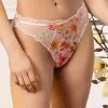 Culotte Italienne De La Collection Désir En Fleur Présentée Par Lise Charmel. -SOUTIEN-GORGE Soldes Boutique Slip italien seduction Lise Charmel Desir en fleur multicolore fleurs soleil ACG0785 FS fashion