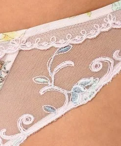 Culotte Italienne De La Collection Dressing Effeuillage Par Lise Charmel. -SOUTIEN-GORGE Soldes Boutique Slip italien seduction Lise Charmel Dressing Effeuillage eglantine rose poudre ACG0728 DE 3