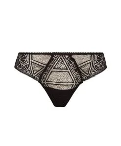 ANTIGEL DE LISE CHARMEL Slip Séduction Collection Deco Folies De La Marque De Lingerie Antigel Par Lise Charmel, Coloris Noir. -SOUTIEN-GORGE Soldes Boutique Slip seduction Antigel de Lise Charmel Deco Folies noir ECH0747 NO packshot 1
