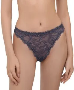 Slip "Séduction" Lise Charmel Collection Soir De Venise Coloris Gris Venise GV (8148).
