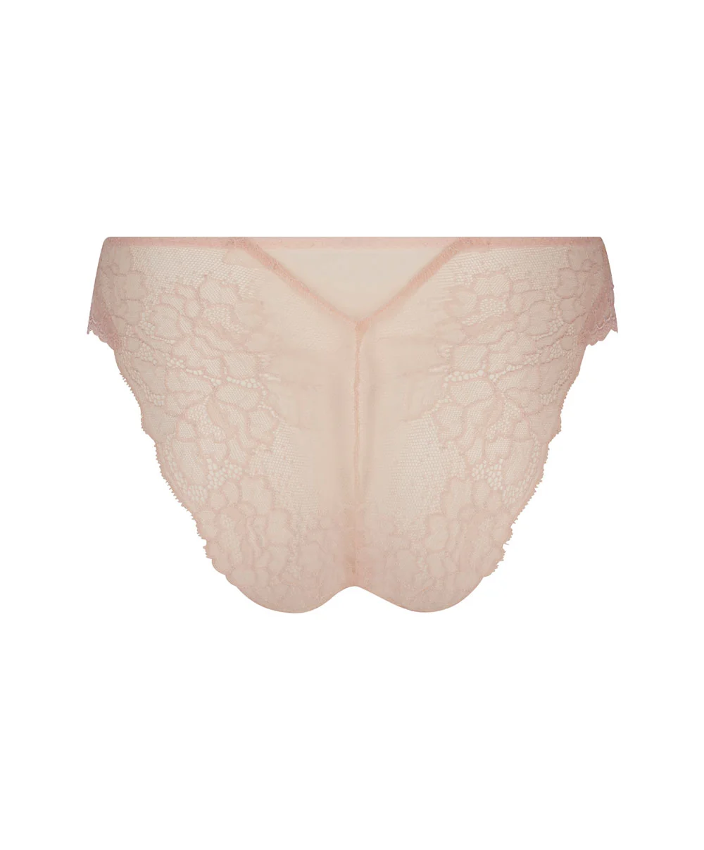Slip Séduction Ligne Sublime En Dentelle De La Marque De Lingerie Française Lise Charmel, Coloris Rose Sublime. 12 Slip Séduction Ligne Sublime En Dentelle De La Marque De Lingerie Française Lise Charmel, Coloris Rose Sublime. – Image 10