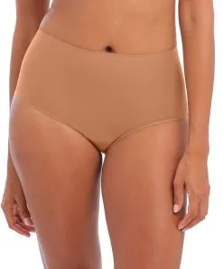 Slip Haut Invisible Stretch Collection Smoothease De Chez Fantasie Lingerie, Coloris Cinnamon (=cannelle).