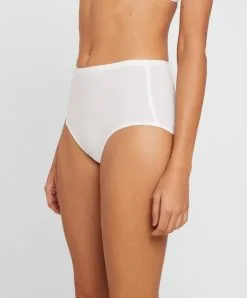 Slip Haut Invisible Stretch Collection Smoothease De Chez Fantasie Lingerie. -SOUTIEN-GORGE Soldes Boutique Slip stretch invisible taille haute Fantasie Smoothease ivory nacre FL2328 IVY 1