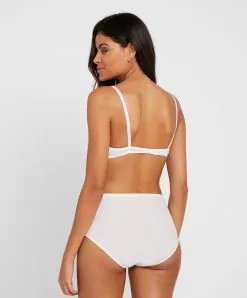 Slip Haut Invisible Stretch Collection Smoothease De Chez Fantasie Lingerie. -SOUTIEN-GORGE Soldes Boutique Slip stretch invisible taille haute Fantasie Smoothease ivory nacre FL2328 IVY 3