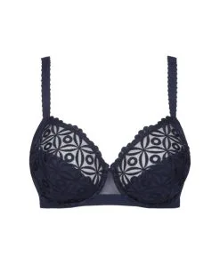 Simone Perele Soutien-gorge Grande Taille à Armature Instant De Chez Simone Pérèle. -SOUTIEN-GORGE Soldes Boutique Soutien gorge Armature Bonnets Profonds Simone Perele Instant Bleu fonce 13H320 541 packshot