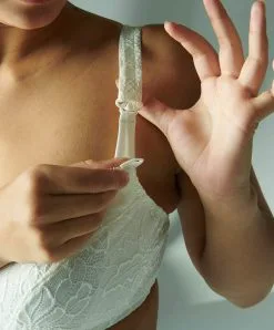 Simone Perele Soutien-gorge D'allaitement Armatures Amovibles Grande Taille En Coton Simone Pérèle De La Ligne De Lingerie Permanente Eden, Coloris Naturel (=ivoire). -SOUTIEN-GORGE Soldes Boutique Soutien gorge allaitement armatures amovibles grande taille Simone Perele Eden naturel ivoire 12E399 030 3