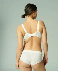 Simone Perele Soutien-gorge D'allaitement Armatures Amovibles Grande Taille En Coton Simone Pérèle De La Ligne De Lingerie Permanente Eden, Coloris Naturel (=ivoire). -SOUTIEN-GORGE Soldes Boutique Soutien gorge allaitement armatures amovibles grande taille Simone Perele Eden naturel ivoire 12E399 030 5