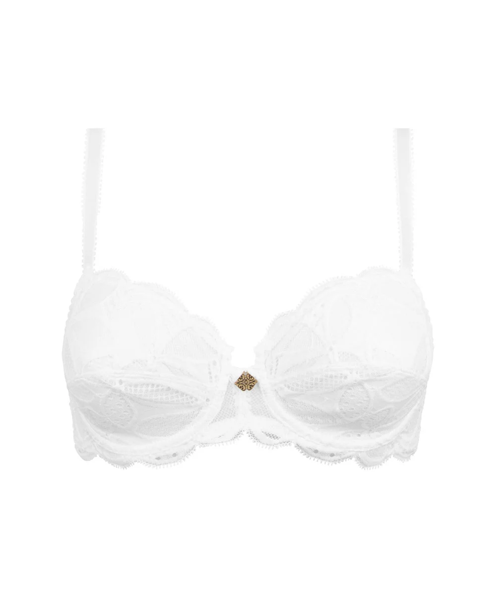 ANTIGEL DE LISE CHARMEL Soutien-gorge Couvrant à Armatures Collection Stricto Sensuelle De Chez Antigel Par Lise Charmel Coloris Blanc. 3 ANTIGEL DE LISE CHARMEL Soutien-gorge Couvrant à Armatures Collection Stricto Sensuelle De Chez Antigel Par Lise Charmel Coloris Blanc.