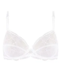 Soutien-gorge Armatures Collection De Lingerie Blanche Féérie Couture Par Lise Charmel. -SOUTIEN-GORGE Soldes Boutique Soutien gorge armature Lise Charmel Feerie Couture blanc ACH6074 BL 1001