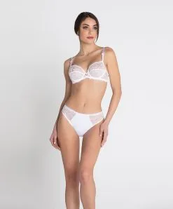 Soutien-gorge Armatures Collection De Lingerie Blanche Féérie Couture Par Lise Charmel. -SOUTIEN-GORGE Soldes Boutique Soutien gorge armature Lise Charmel Feerie Couture blanc ACH6074 BL 504