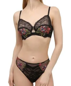 Soutien-gorge Armature Collection Fleurs De Nuit Coloris Nuit Summer (=noir Et Multicolore) Par Lise Charmel. -SOUTIEN-GORGE Soldes Boutique Soutien gorge armature Lise Charmel Fleurs de nuit noir et multicolore nuit summer ACG6073 NS 3