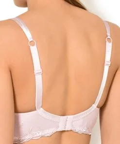 Soutien-gorge Armatures Ligne Frisson Végétal De La Marque De Lingerie Française Lise Charmel.  -SOUTIEN-GORGE Soldes Boutique Soutien gorge armature Lise Charmel Frisson vegetal rose poudre ACG6012 VR 2