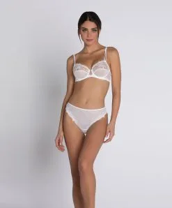 Soutien-gorge Armature Ivoire Collection De Lingerie Nuptiale Source Beauté Par Lise Charmel. -SOUTIEN-GORGE Soldes Boutique Soutien gorge armature Lise Charmel Source Beaute ecru nacre ivoire ACH6072 EN 4