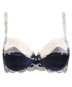 Soutien-gorge Armatures Splendeur Soie De La Marque Lise Charmel 8 Soutien-gorge Armatures Splendeur Soie De La Marque Lise Charmel -SOUTIEN-GORGE Soldes Boutique Soutien gorge armature Lise Charmel Splendeur Soie Bleu marine ACC6080 SM packshot face