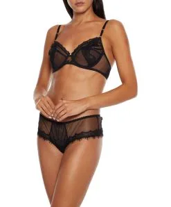 Soutien-gorge Armature Collection Nouvel Eros De La Marque De Lingerie De Luxe Lise Charmel.   -SOUTIEN-GORGE Soldes Boutique Soutien gorge armature Lise Charmel nouvel eros noir et or ACG6030 NR 202