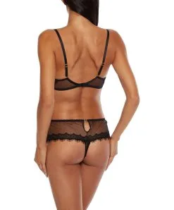 Soutien-gorge Armature Collection Nouvel Eros De La Marque De Lingerie De Luxe Lise Charmel.   -SOUTIEN-GORGE Soldes Boutique Soutien gorge armature Lise Charmel nouvel eros noir et or ACG6030 NR 203