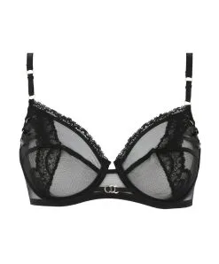 Soutien-gorge Armature Collection Nouvel Eros De La Marque De Lingerie De Luxe Lise Charmel.   -SOUTIEN-GORGE Soldes Boutique Soutien gorge armature Lise Charmel nouvel eros noir et or ACG6030 NR