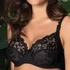 Eprise De Lise Charmel Soutien-gorge Couvrant Par Éprise De Lise Charmel Collection Acanthe Guipure Coloris Arty Noir.