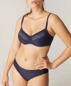 Simone Perele Soutien-gorge Grande Taille Emboitant Bleu Marine Collection Asta De Chez Simone Pérèle.  -SOUTIEN-GORGE Soldes Boutique Soutien gorge armature bonnets profonds Simone Perele Asta marine bleu fonce 13S320 525 3