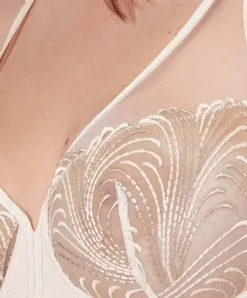 Simone Perele Soutien-gorge Décolleté Plongeant à Armatures Collection Nuance En Coloris Permanent Perle Ivoire De Chez Simone Pérèle.  -SOUTIEN-GORGE Soldes Boutique Soutien gorge armature decollete plongeant Simone Perele Nuance perle ivoire nacre 12N319 056 11