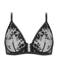 Simone Perele Soutien-gorge Armature Décolleté Plongeant Simone Pérèle De La Collection Lingerie Orphée.  -SOUTIEN-GORGE Soldes Boutique Soutien gorge armature decollete plongeant Simone Perele oprhee noir 15S319 015 2