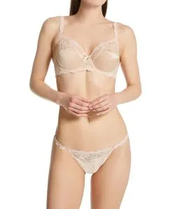 Soutien-gorge Armature En Soie Lise Charmel Collection Splendeur Soie, Coloris Splendeur Aurore (=nude). -SOUTIEN-GORGE Soldes Boutique Soutien gorge armature en soie Lise Charmel Splendeur soie aurore chair ACC6080 SR 503