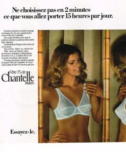 Soutien-gorge Armaturé Enveloppant De La Collection De Lingerie Vintage Chic Fête Par Chantelle Paris. -SOUTIEN-GORGE Soldes Boutique Soutien gorge armature enveloppant lingerie vintage Chantelle Fete blanc C19600 010 5