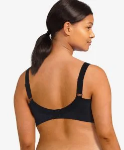 Soutien-gorge Armaturé Enveloppant De La Collection De Lingerie Vintage Chic Fête Par Chantelle Paris. -SOUTIEN-GORGE Soldes Boutique Soutien gorge armature enveloppant lingerie vintage Chantelle Fete noir C19600 011 2