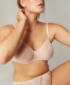 Simone Perele Soutien-gorge Moulé En Dentelle Armatures Souple Simone Pérèle Collection De Lingerie En Dentelle Permanente Comète Coloris Sable Rosé. 9 Simone Perele Soutien-gorge Moulé En Dentelle Armatures Souple Simone Pérèle Collection De Lingerie En Dentelle Permanente Comète Coloris Sable Rosé. -SOUTIEN-GORGE Soldes Boutique Soutien gorge armature moule dentelle Simone Perele Comete sable rose poudre 12S324 772 3