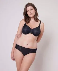 Simone Perele Soutien-gorge Emboitant à Armatures Moulé Rigide Simone Pérèle Collection De Lingerie Permanente Andora Coloris Noir.  -SOUTIEN-GORGE Soldes Boutique Soutien gorge armature moule rigide Simone Perele Andora noir 131382 015 1