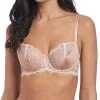 Soutien-gorge Armatures De La Collection Lace Affair Coloris Rose Dust/Angel Wing De La Marque Wacoal. -SOUTIEN-GORGE Soldes Boutique Soutien gorge armatures Wacoal lace affair rose WA841256 285