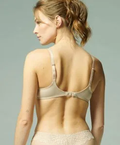 Simone Perele Soutien-gorge Armature En 3 Parties Caresse De Simone Pérèle Coupe Couvrante Et Emboîtante Coloris Peau Rosée (=chair) -SOUTIEN-GORGE Soldes Boutique Soutien gorge armatures bonnets profonds Simone Perele Caresse peau rosee Chair 12A320 739 105