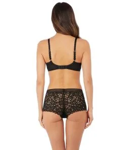 Soutien-gorge à Armatures Sexy De La Nouvelle Collection De Lingerie Noire Raffiné De Chez Wacoal. -SOUTIEN-GORGE Soldes Boutique Soutien gorge armatures couvrant Wacoal Raffine noir WE148001 BLK 104