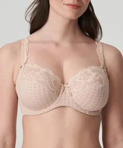 Soutien-gorge Armatures Emboitant 3 Parties Dentelle Collection Madison De Chez PrimaDonna En Coloris Café Latte (=chair).