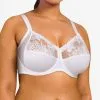 Soutien-gorge Armatures Grande Taille Emboitant 3 Parties Blanc Coupe Couvrante Et Emboîtante De La Collection Amazone Par Chantelle Paris.  -SOUTIEN-GORGE Soldes Boutique Soutien gorge armatures grande taille emboitant 3 parties Chantelle Amazone blanc C21010 010 1