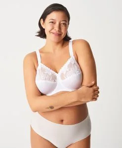 Soutien-gorge Armatures Grande Taille Emboitant 3 Parties Blanc Coupe Couvrante Et Emboîtante De La Collection Amazone Par Chantelle Paris.  -SOUTIEN-GORGE Soldes Boutique Soutien gorge armatures grande taille emboitant 3 parties Chantelle Amazone blanc C21010 010 4