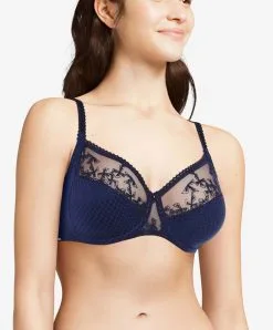 Soutien-gorge Armatures Très Enveloppant Chantelle Collection Instants En Coloris Saphir.