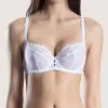 Soutien-gorge Balconnet Collection Lingerie Au Bal De Flore Coloris Blanc De La Marque Aubade. -SOUTIEN-GORGE Soldes Boutique Soutien gorge balconnet Au Bal de Flore Aubade blanc OF15 BLAN 102