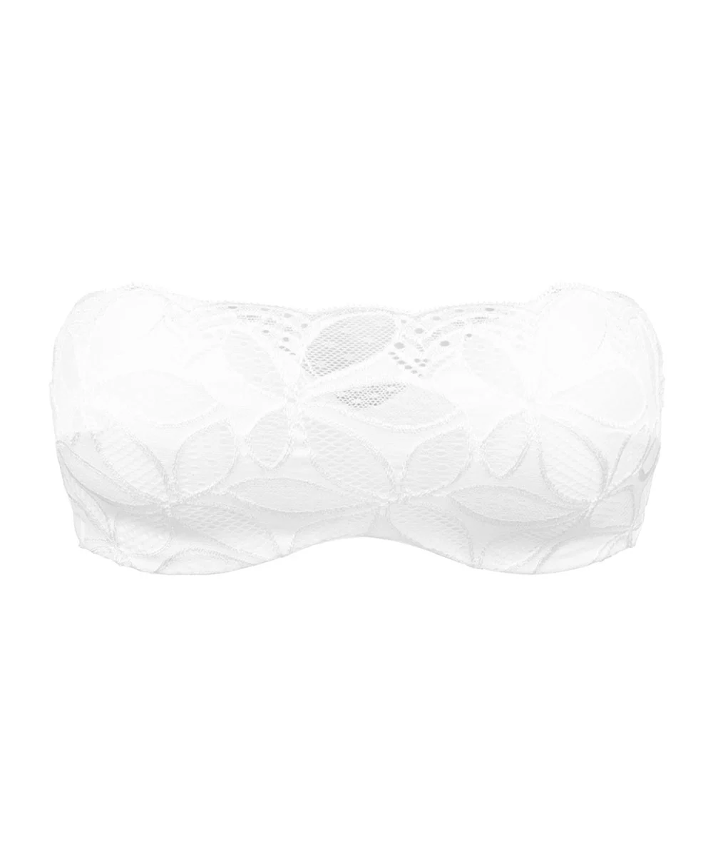 ANTIGEL DE LISE CHARMEL Soutien-gorge Bandeau Bretelles Amovibles Collection Stricto Sensuelle De Chez Antigel Par Lise Charmel Coloris Blanc. 5 ANTIGEL DE LISE CHARMEL Soutien-gorge Bandeau Bretelles Amovibles Collection Stricto Sensuelle De Chez Antigel Par Lise Charmel Coloris Blanc. – Image 3