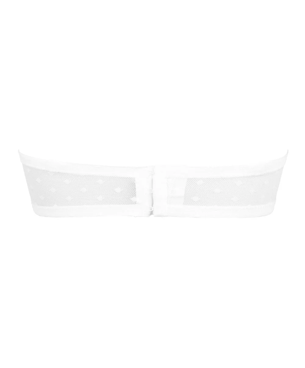 ANTIGEL DE LISE CHARMEL Soutien-gorge Bandeau Bretelles Amovibles Collection Stricto Sensuelle De Chez Antigel Par Lise Charmel Coloris Blanc. 6 ANTIGEL DE LISE CHARMEL Soutien-gorge Bandeau Bretelles Amovibles Collection Stricto Sensuelle De Chez Antigel Par Lise Charmel Coloris Blanc. – Image 4