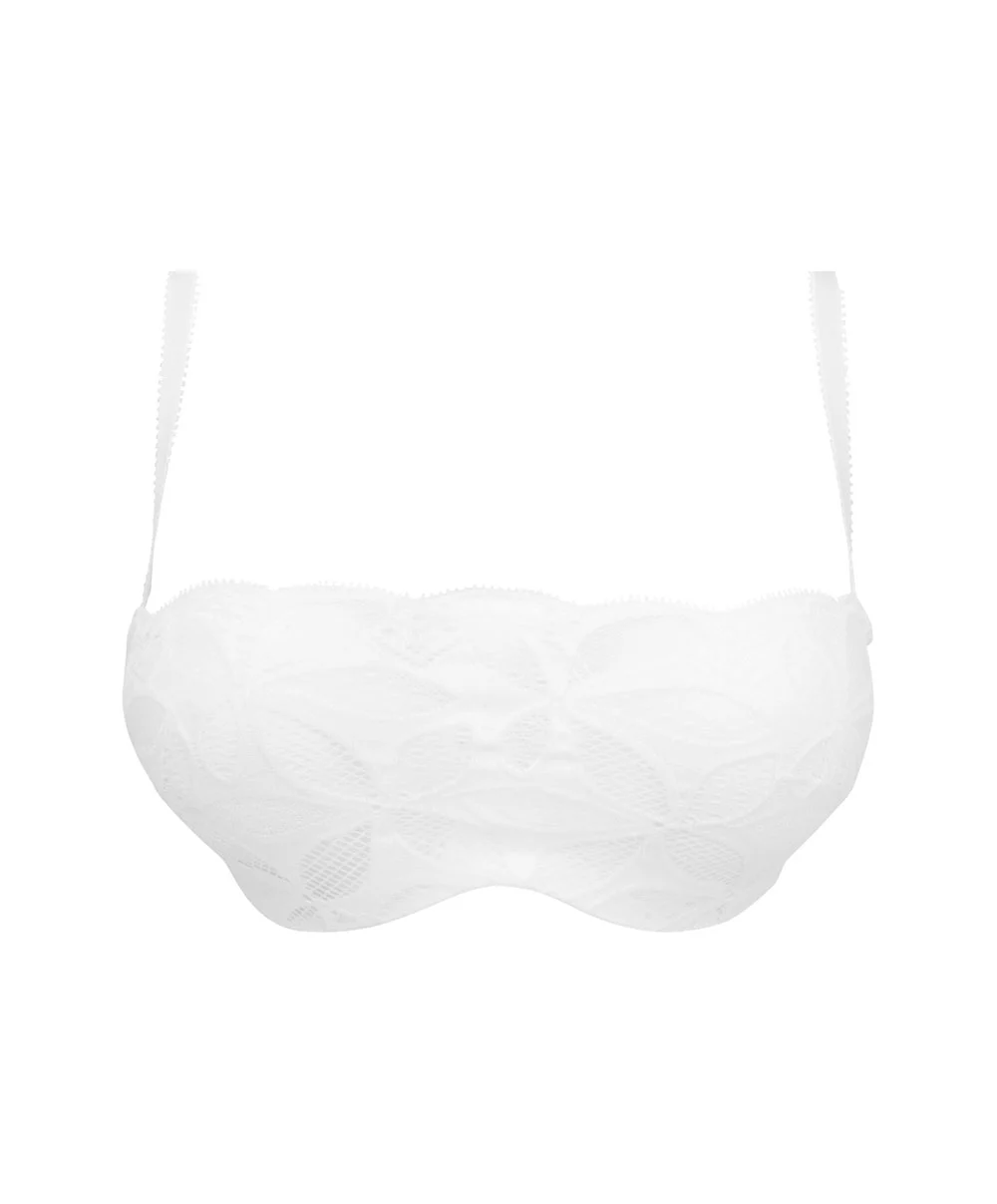 ANTIGEL DE LISE CHARMEL Soutien-gorge Bandeau Bretelles Amovibles Collection Stricto Sensuelle De Chez Antigel Par Lise Charmel Coloris Blanc. 7 ANTIGEL DE LISE CHARMEL Soutien-gorge Bandeau Bretelles Amovibles Collection Stricto Sensuelle De Chez Antigel Par Lise Charmel Coloris Blanc. – Image 5