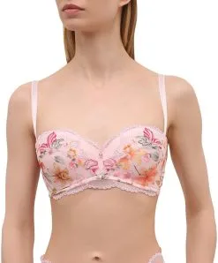 Soutien-gorge Bandeau Bretelles Amovibles De La Collection Désir En Fleur Présentée Par Lise Charmel. -SOUTIEN-GORGE Soldes Boutique Soutien gorge bandeau bretelles amovibles Lise Charmel Desir en fleur multicolore fleurs soleil ACG5685 FS il ACG3085 FS 501