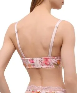 Soutien-gorge Bandeau Bretelles Amovibles De La Collection Désir En Fleur Présentée Par Lise Charmel. -SOUTIEN-GORGE Soldes Boutique Soutien gorge bandeau bretelles amovibles Lise Charmel Desir en fleur multicolore fleurs soleil ACG5685 FS il ACG3085 FS 502
