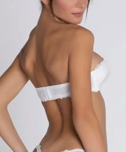 Soutien-gorge Bandeau Bretelles Amovibles Ivoire Collection De Lingerie Nuptiale Source Beauté Par Lise Charmel. -SOUTIEN-GORGE Soldes Boutique Soutien gorge bandeau bretelles amovibles Lise Charmel Source Beaute ecru nacre ivoire ACH5672 EN 2
