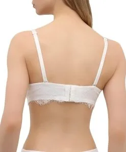 Soutien-gorge Bandeau Bretelles Amovibles Ivoire De La Collection Orchidée Beauté Par La Marque De Lingerie Lise Charmel. -SOUTIEN-GORGE Soldes Boutique Soutien gorge bandeau bretelles amovibles Lise Charmel orchidee beaute ecru nacre ACG5662 EN 502
