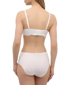 Soutien-gorge Bandeau Bretelles Amovibles Ivoire De La Collection Orchidée Beauté Par La Marque De Lingerie Lise Charmel. -SOUTIEN-GORGE Soldes Boutique Soutien gorge bandeau bretelles amovibles Lise Charmel orchidee beaute ecru nacre ACG5662 EN 504