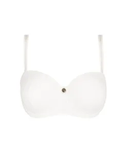 ANTIGEL DE LISE CHARMEL Soutien-gorge Grande Taille Bandeau à Bretelles Amovibles Grande Taille Collection Daily Paillette Coloris Nacre De Chez Antigel Par Lise Charmel.